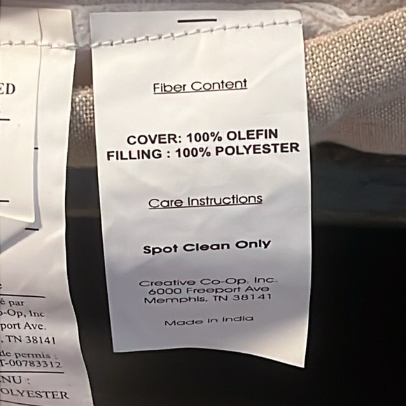 NEW Iceland Poppy Pillow by Creative Co-Op - Picture 5 of 6